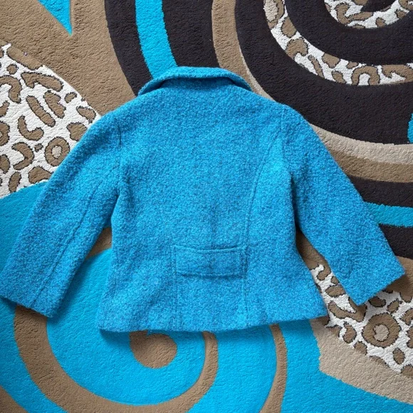 CAbi Teal Wool Blazer - Picture 2 of 4